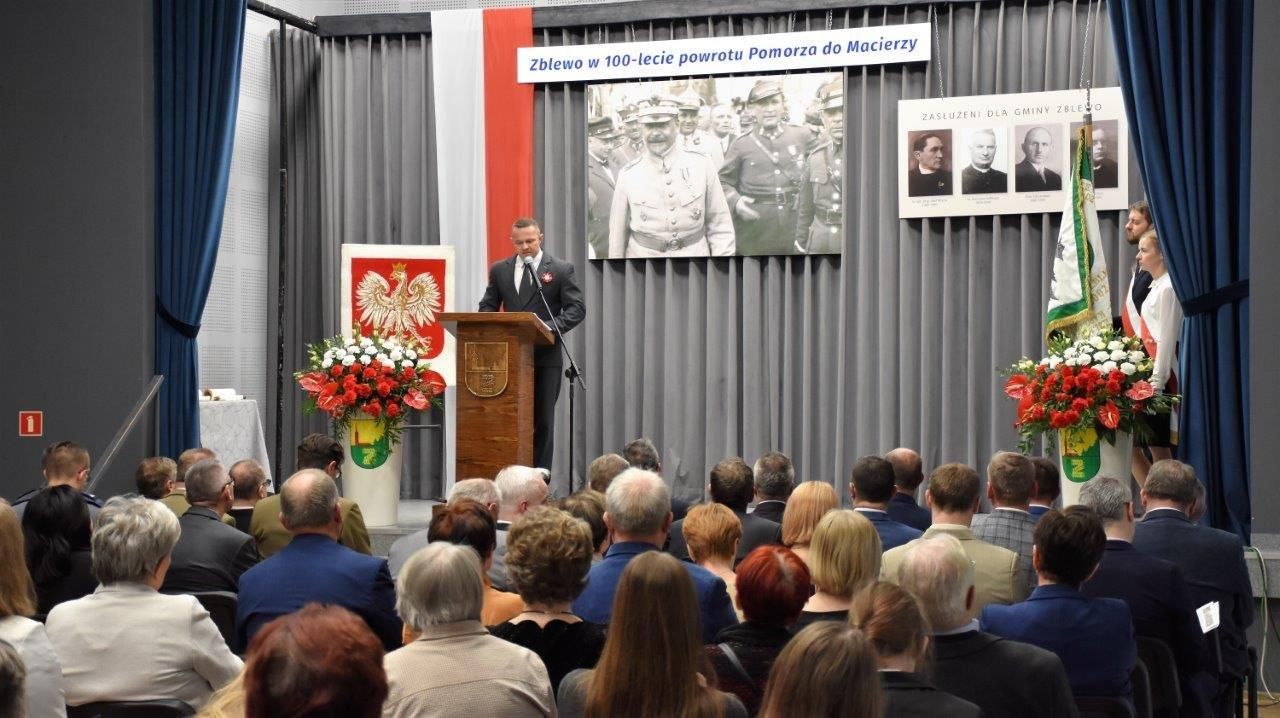 100lecie powrotu ziemi zblewskiej do Macierzy