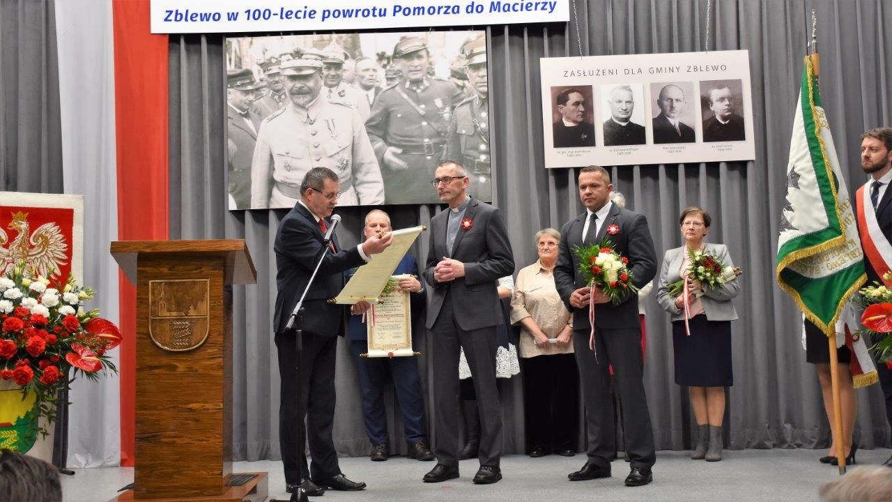 100lecie powrotu ziemi zblewskiej do Macierzy