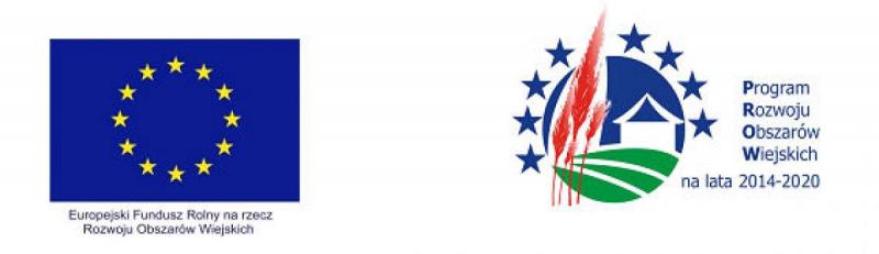 logotypy „Europejski Fundusz Rolny na rzecz Rozwoju Obszarów Wiejskich: Europa inwestująca w obszary wiejskie"