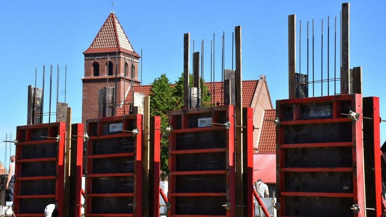 plac budowy świetlicy w kleszczewie