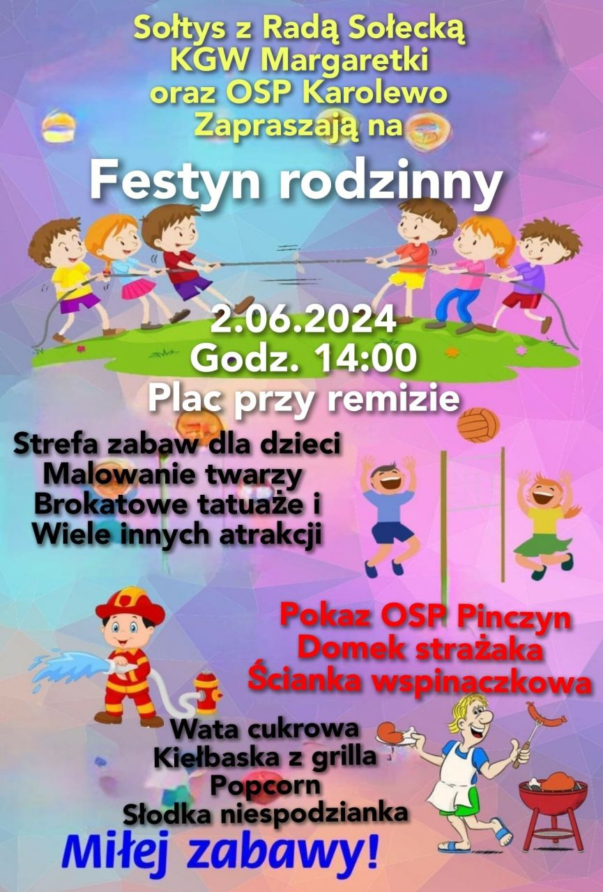 plakaty informujace o dniu dziecka