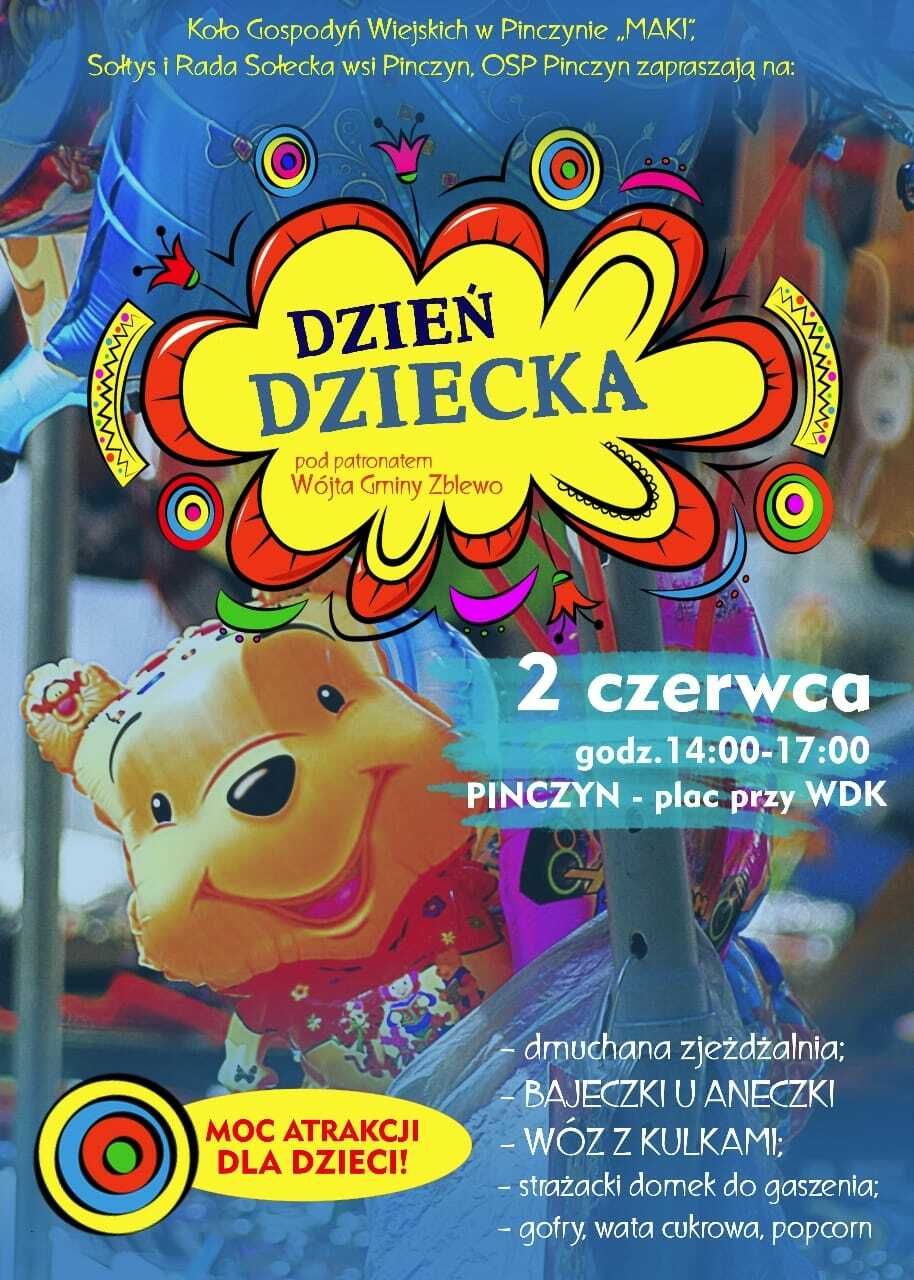 plakaty informujace o dniu dziecka