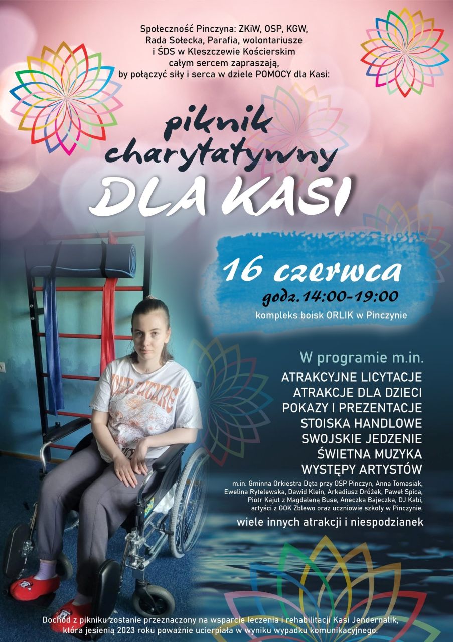 PLAKAT O PIKNIKU DLA KASI