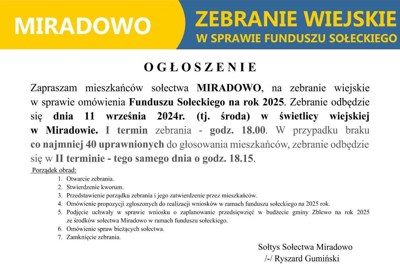 cykl zebrań wiejskich