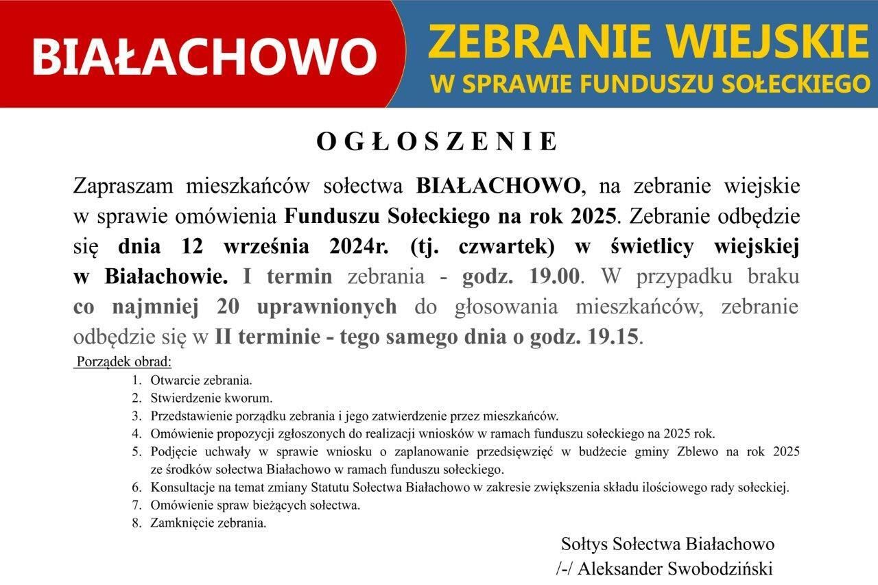cykl zebrań wiejskich