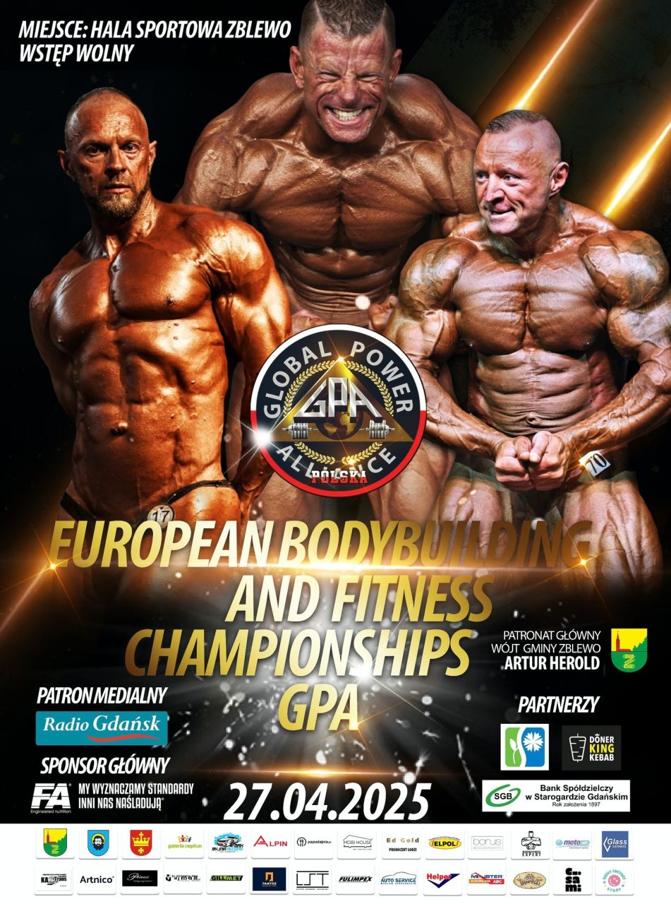 sportowcy w pozach fitness i kulturystyka