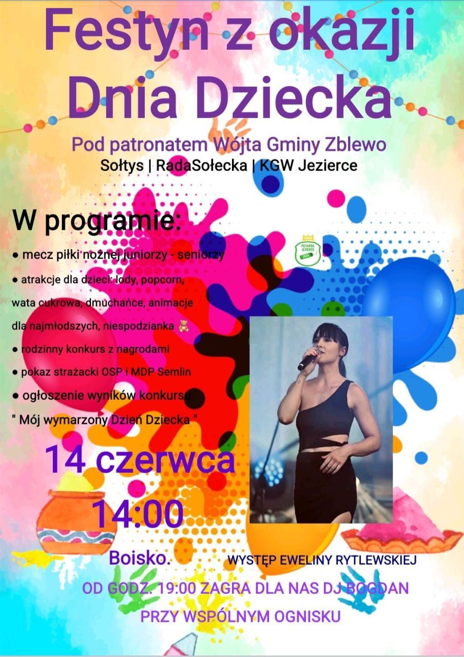 PLAKATY NA FESTYNY Z OKAZJI DNIA DZIECKA