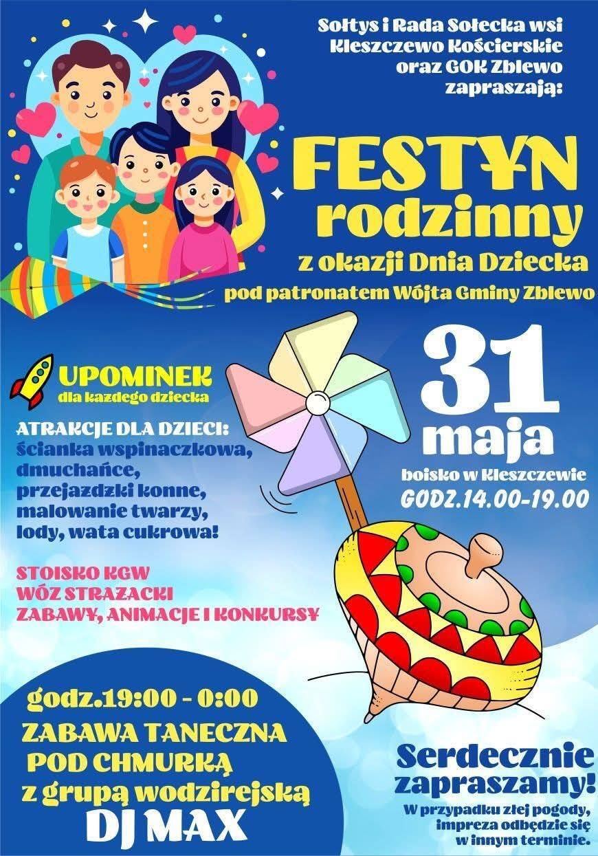 PLAKATY NA FESTYNY Z OKAZJI DNIA DZIECKA