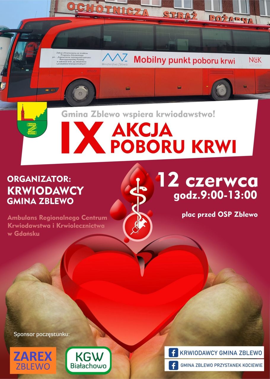 krwiobus krwiodawcy zblewo