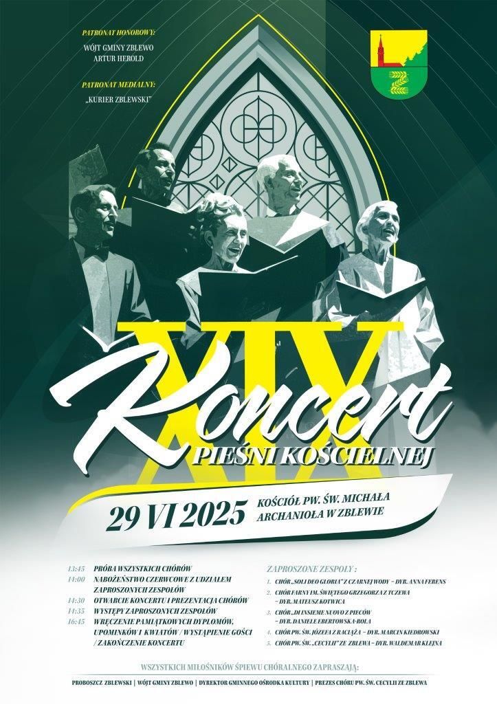 koncert pieśni kościelnej w zblewie