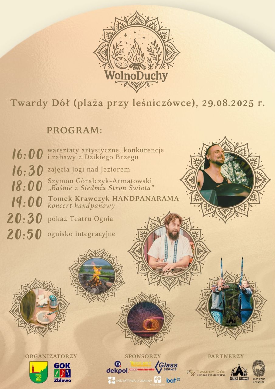 wolnoduchy zaproszenie plakat grafika
