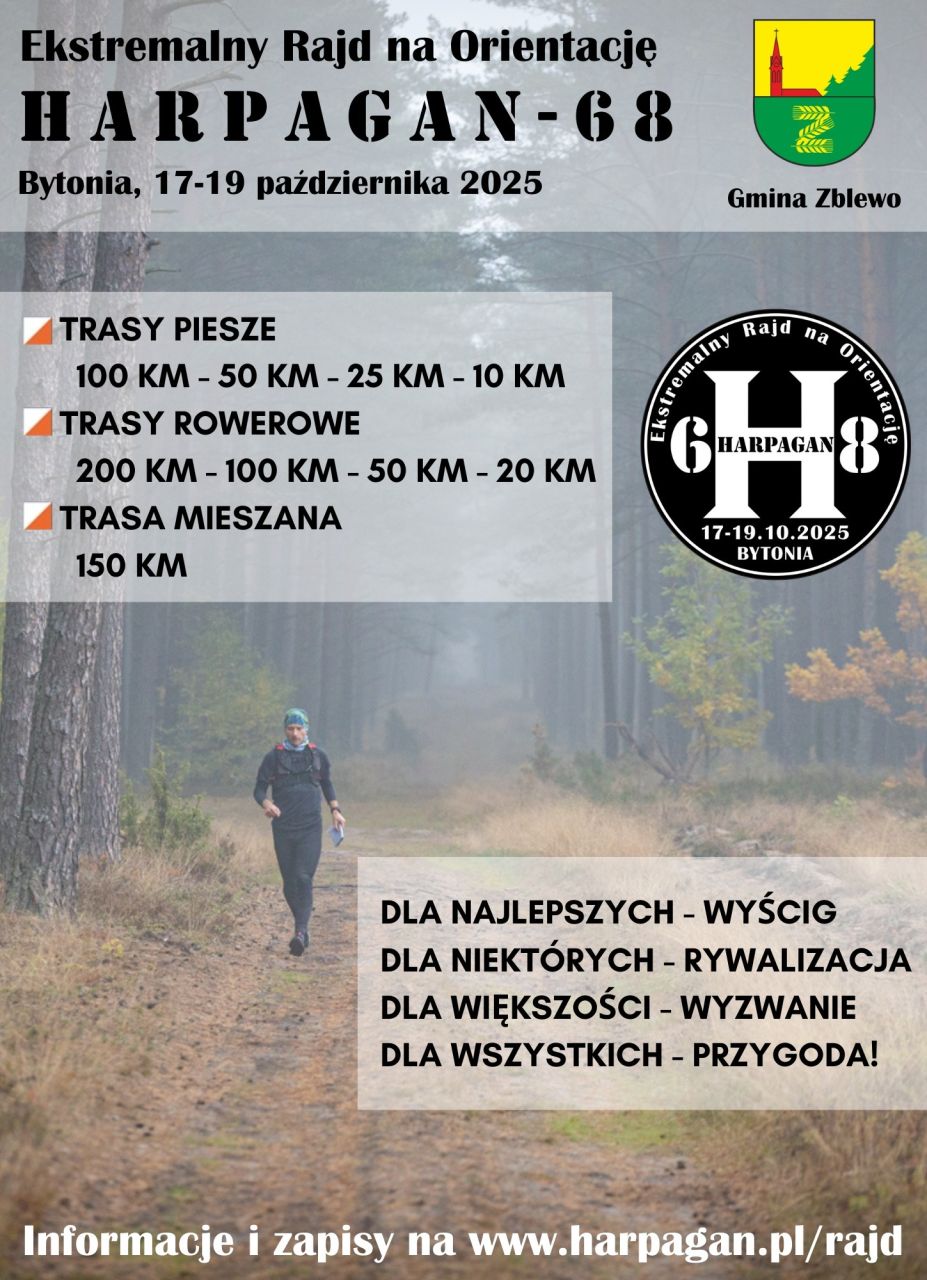 plakat rajdu harpagan