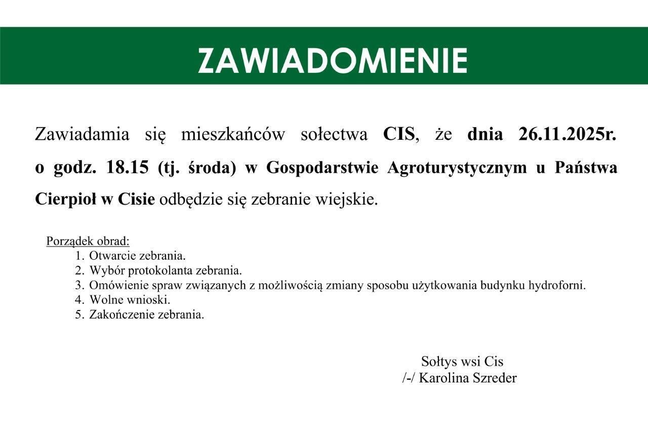 cis zebranie wiejskie