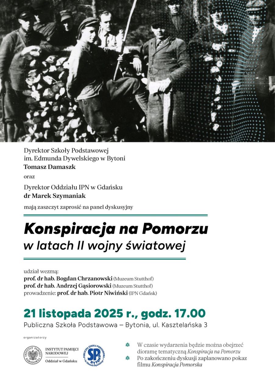 plakat panelu historycznego ipn i psp w bytoni