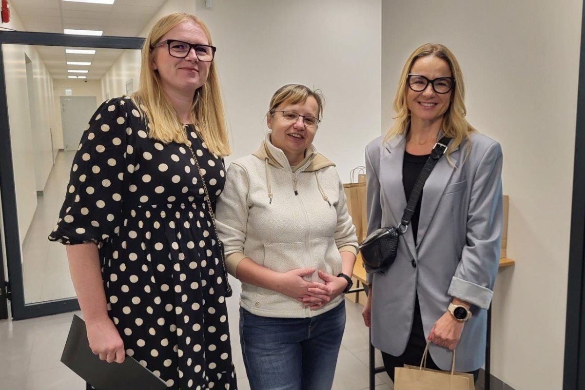 uczestniczki konferencji w Bytoni na sali wykłądowej