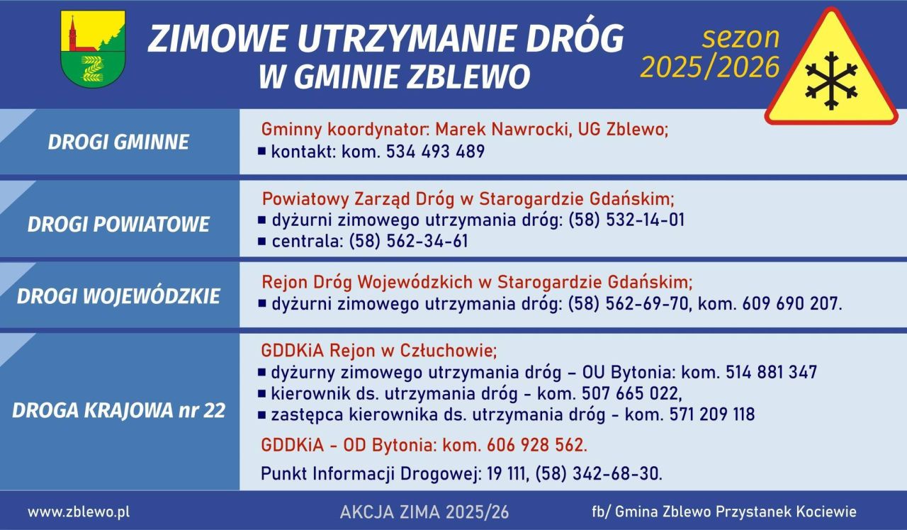 ZIMOWE UTRZYMANIE DRÓG 2025
