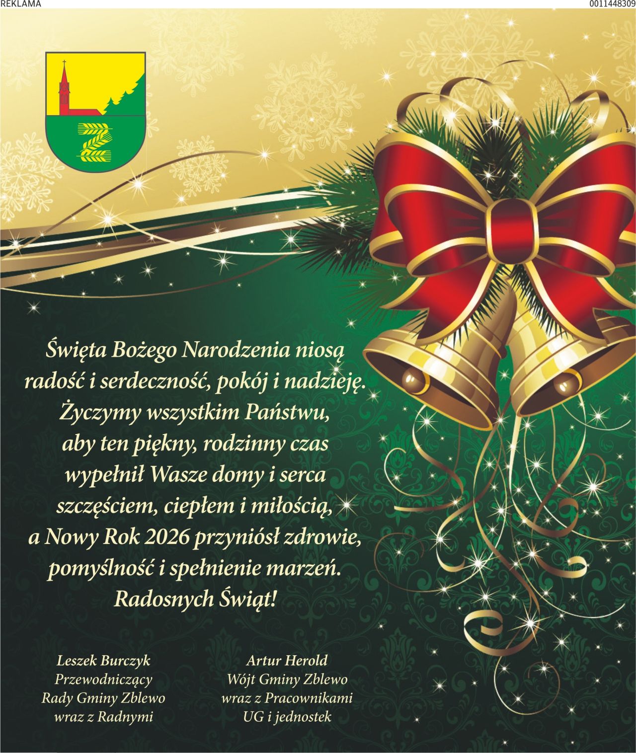 ŻYCZENIA ŚWIATECZNE DLA MIESZKAŃCÓW