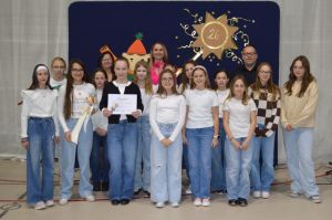 uczestnicy dekanalnego przeglądu kolęd