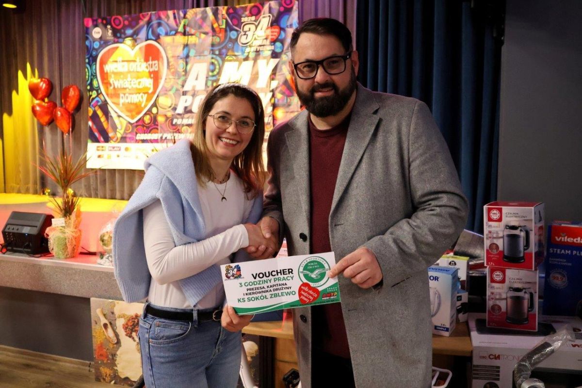 finał wosp w gminie zblewo