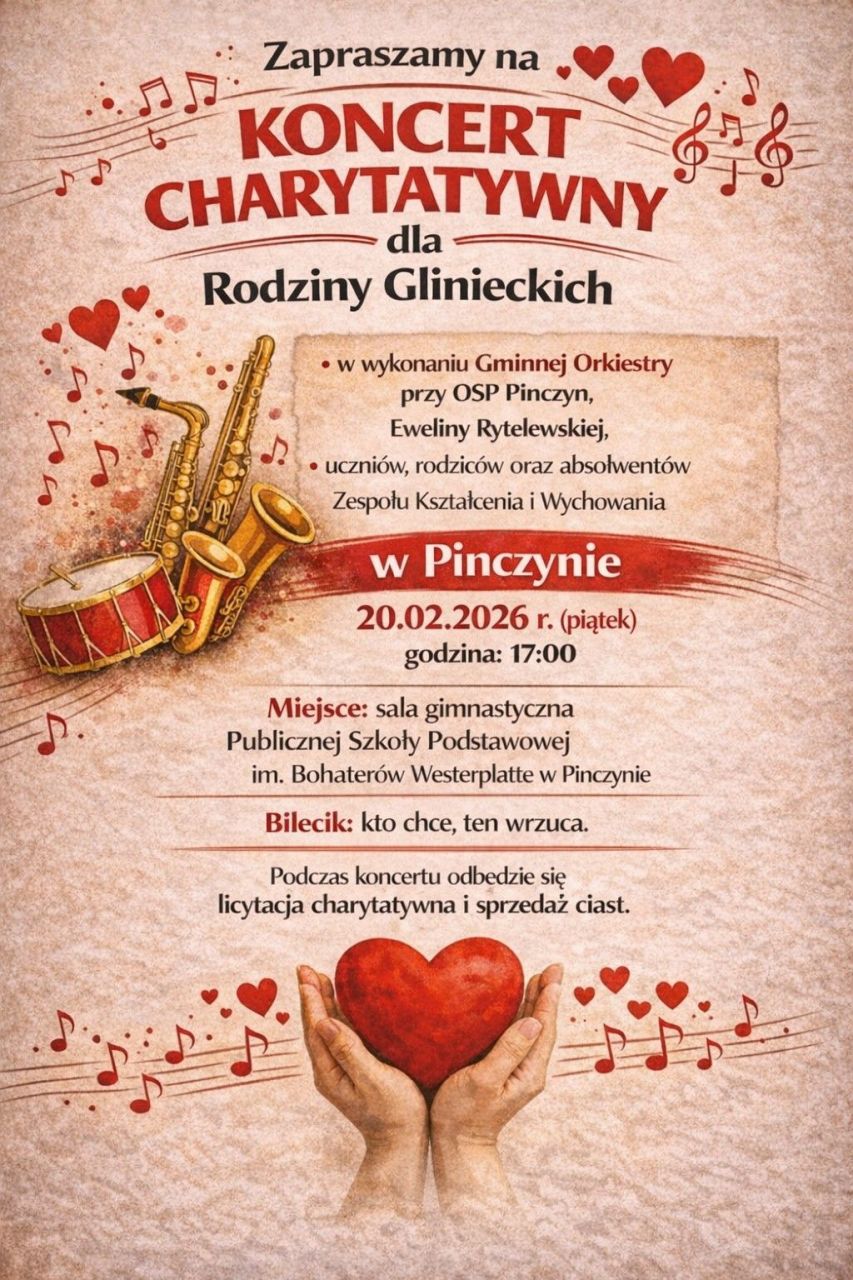 koncert dla rodziny państwa Glinieckich