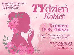 TYDZIEŃ KOBIET PLAKAT INFORMACYJNY