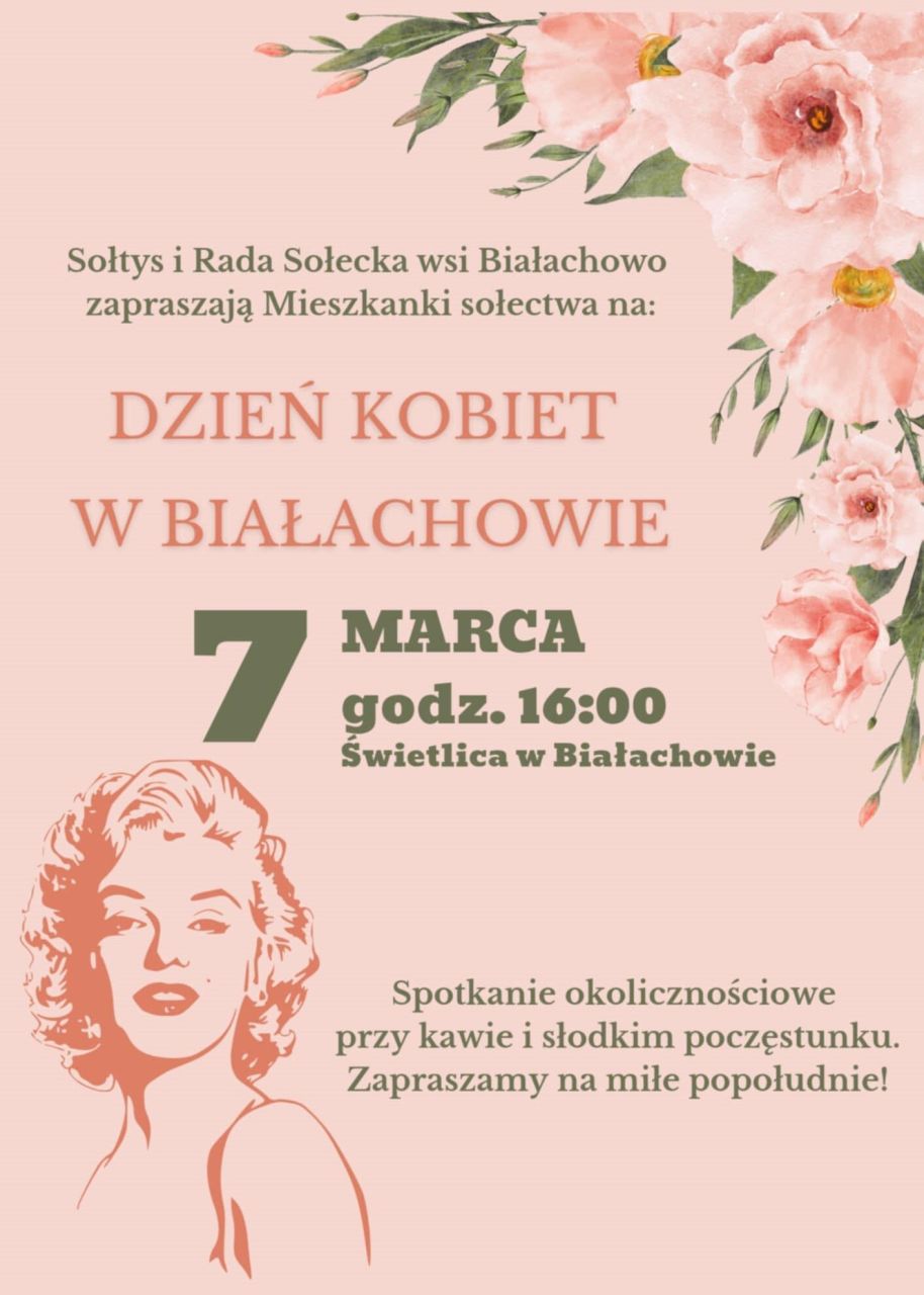 plakaty informacyjne na Dzień Kobiet