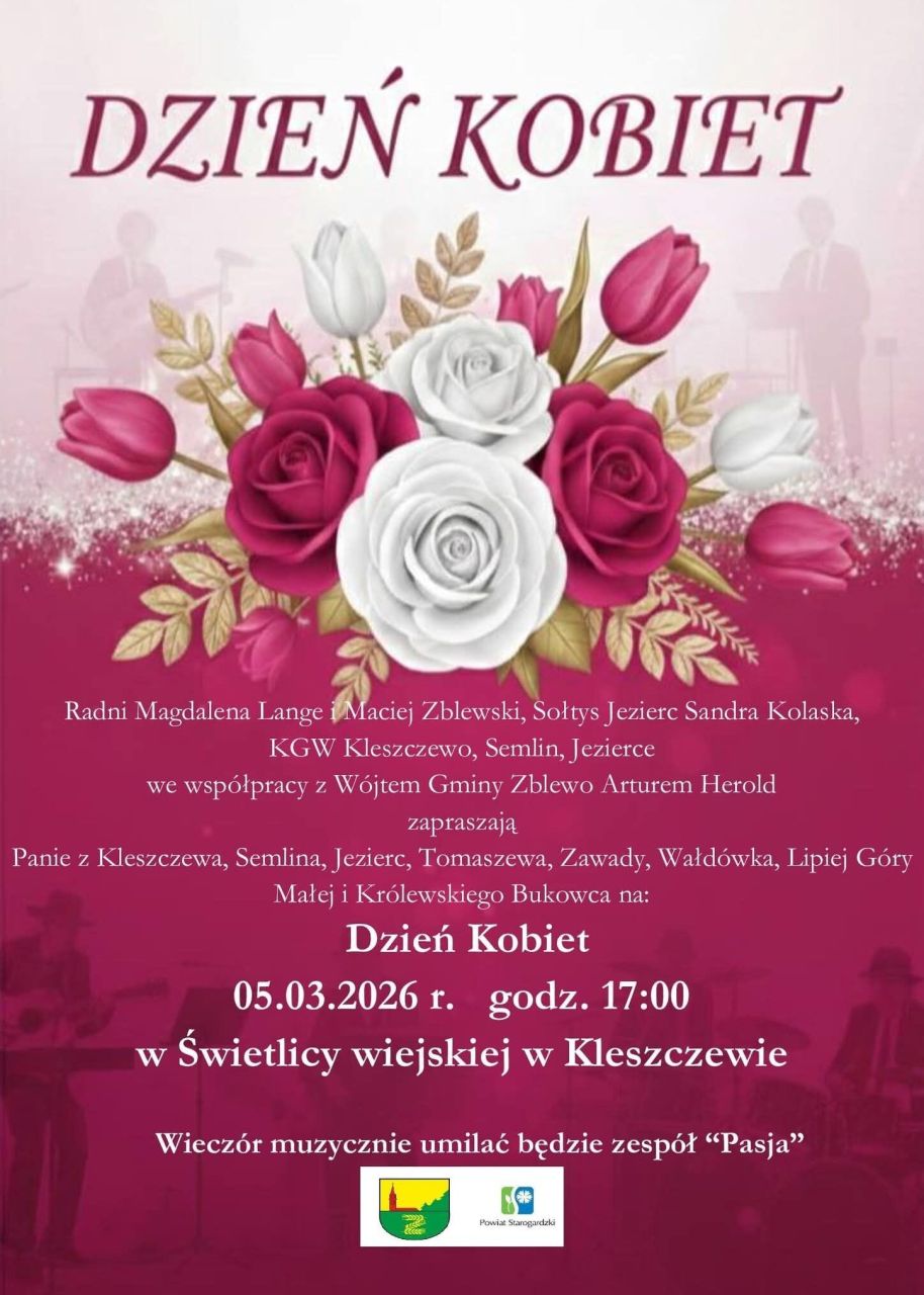 plakaty informacyjne na Dzień Kobiet