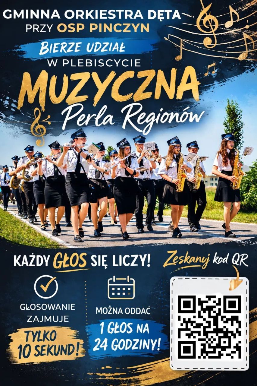 PLAKAT MUZYCZNA PERŁA REGIONÓW