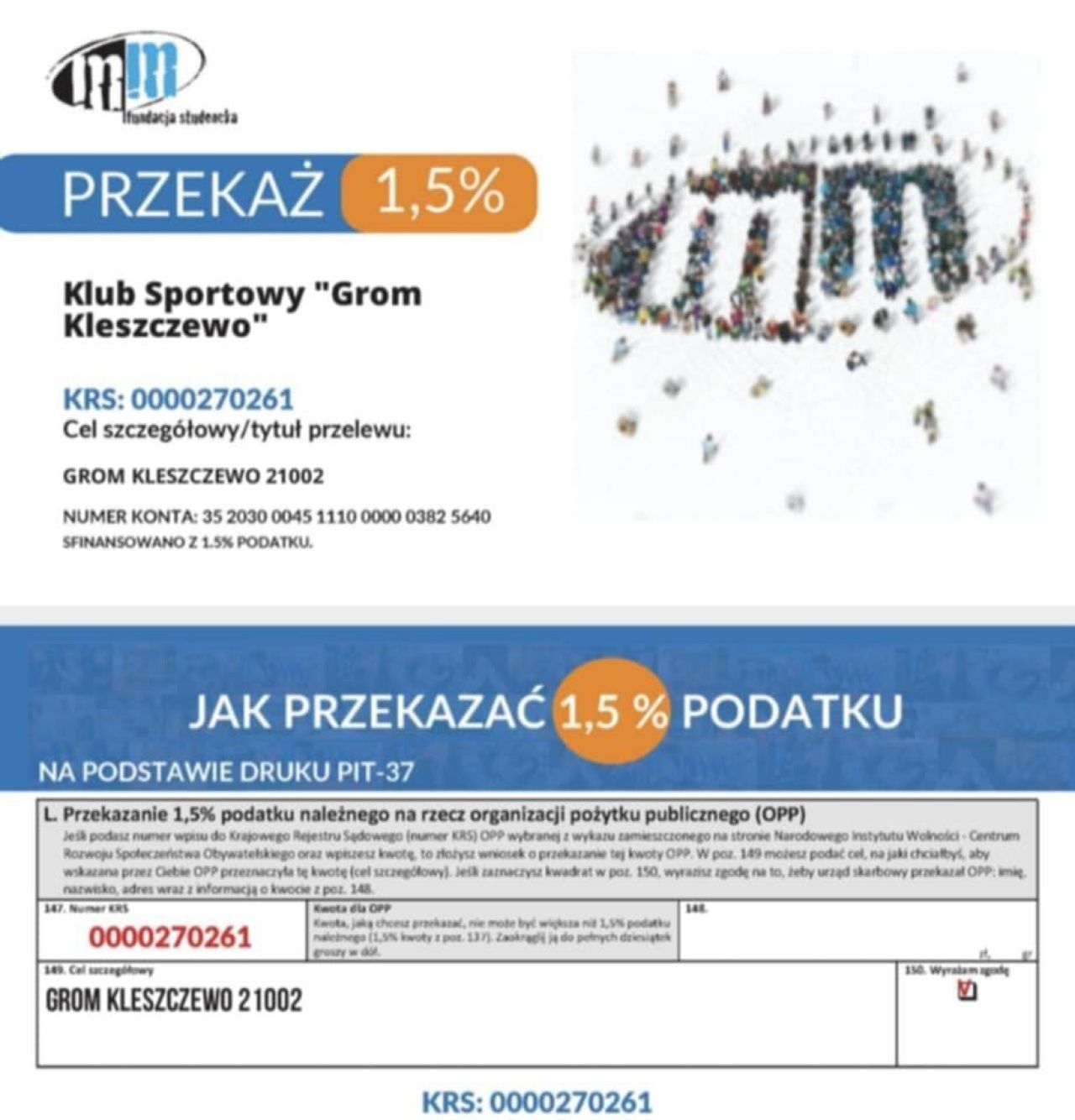 przekaż podatek na cel