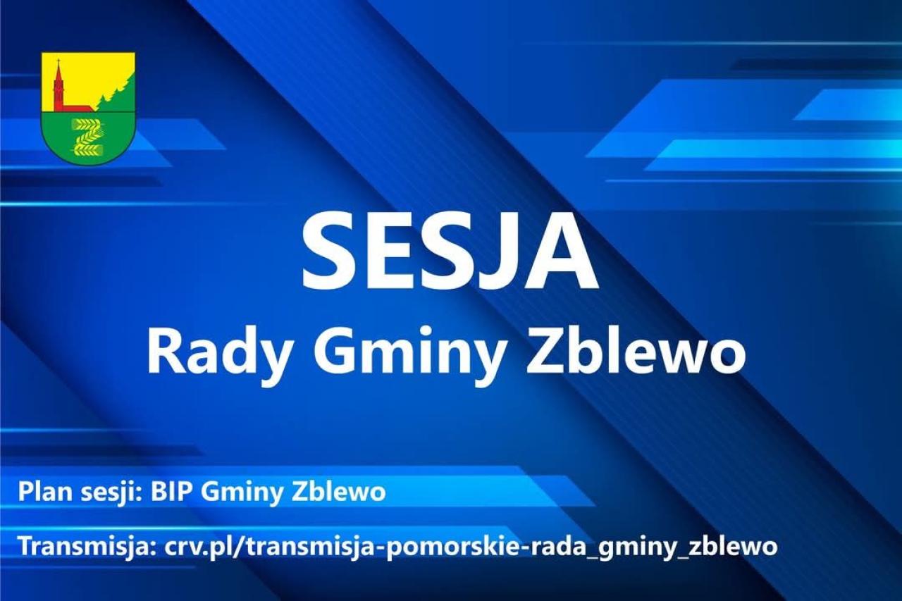 sesja Rady Gminy ZBlewo 