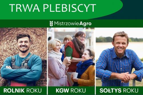 „MISTRZOWIE AGRO 2020” - NASI MIESZKAŃCY NOMINOWANI