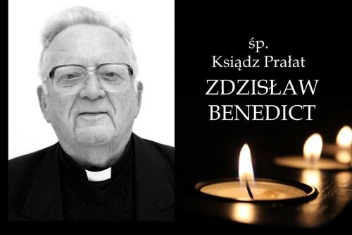 NIE ŻYJE KSIĄDZ PRAŁAT ZDZISŁAW BENEDICT