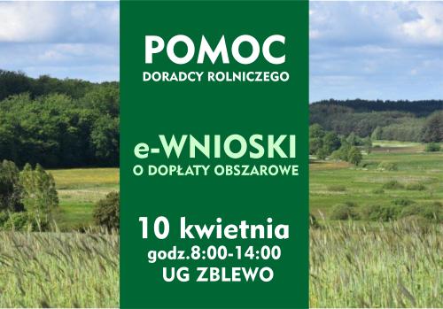 plakat zielony z łaką zaproszenie dla rolników