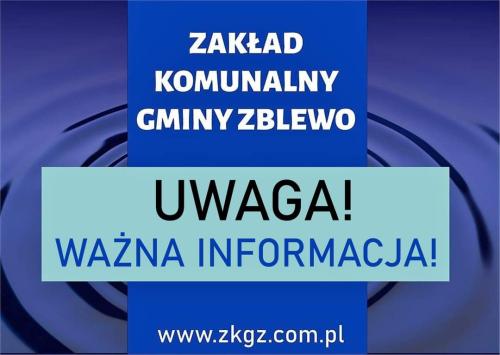 Zakład Komunalny informuje