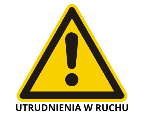 utrudnienia w ruchu ostrzeżenie