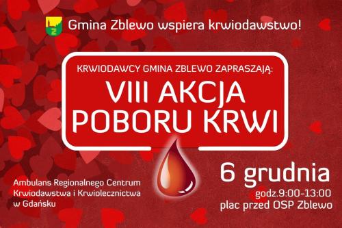zbiórka krwi w zblewie