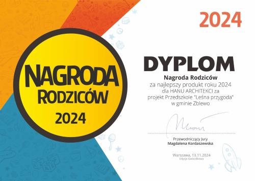 dyplom dla przedszkola w zblewie