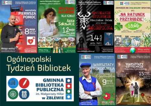 autorzy i twórcy zapraszają na tydzień bibliotek