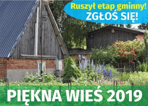 RUSZYŁ KONKURS "PIĘKNA WIEŚ". ZAPRASZAMY!