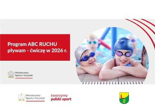 LOGOTYPY ABC RUCHU PŁYWAM ĆWICZĘ