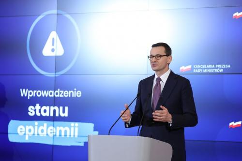 PILNE! PREMIER WPROWADZIŁ STAN EPIDEMII